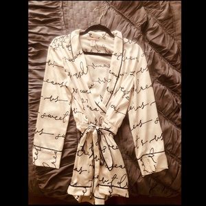 Victoria Secret silk robe